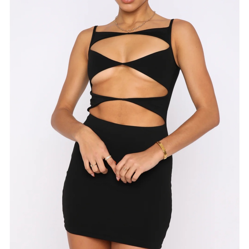White Fox Eyes On Me Mini Dress